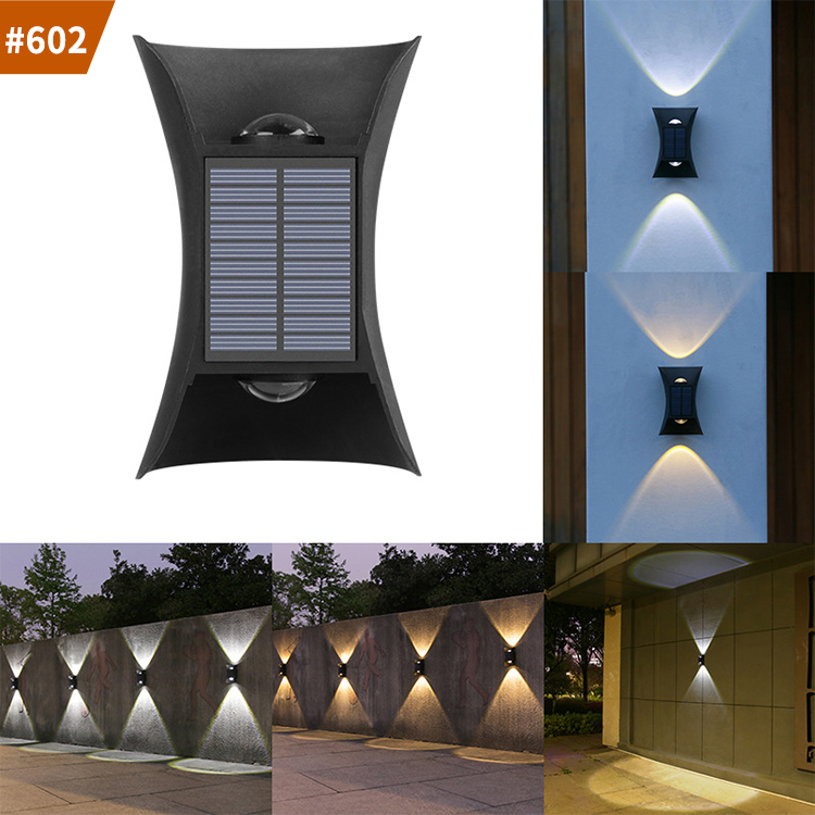 solar power outdoor wall lamp