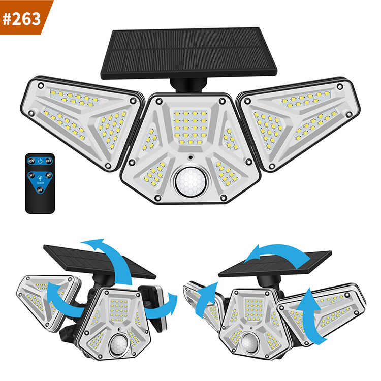 adjustable led garden solar light