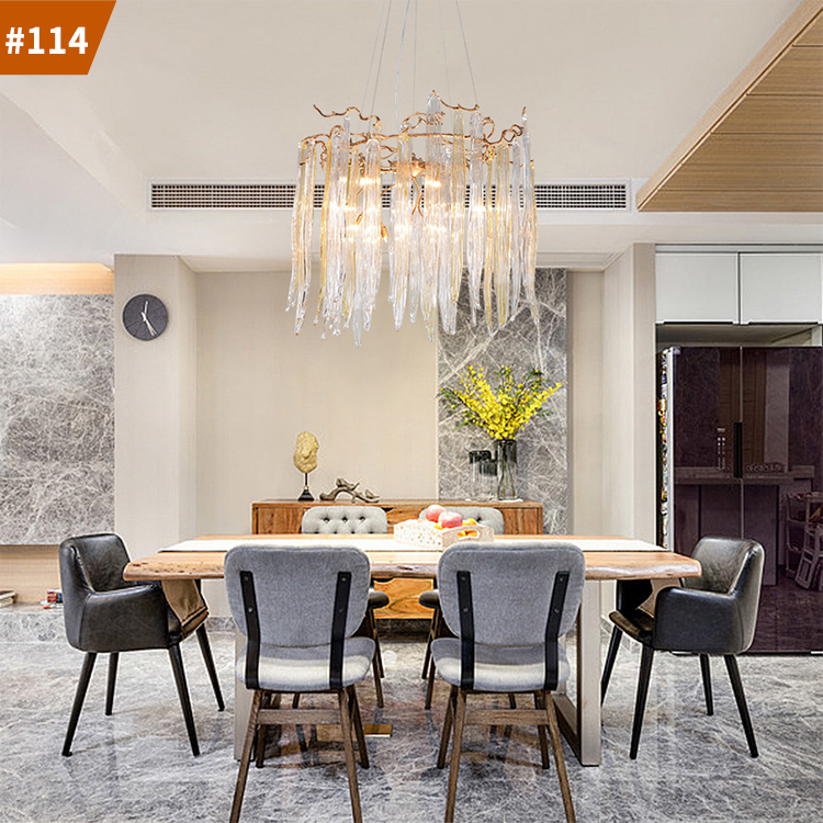 lighting dining living room hotel led pendant light luxury crystal chandelier