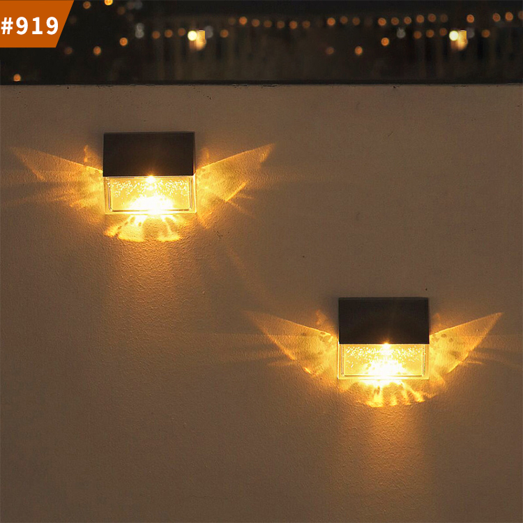 solar garden lights outdoor wall led