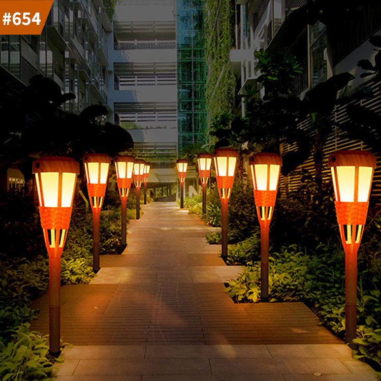 solar garden lights outdoor waterproof led