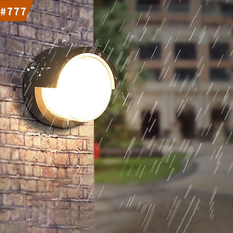 outdoor decorative led wall light