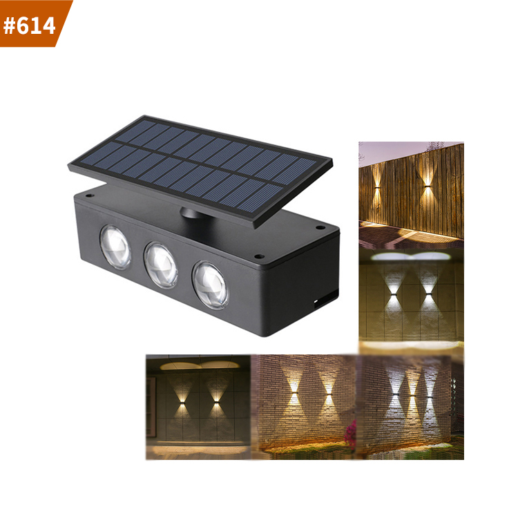 solar led exterior wall lamp