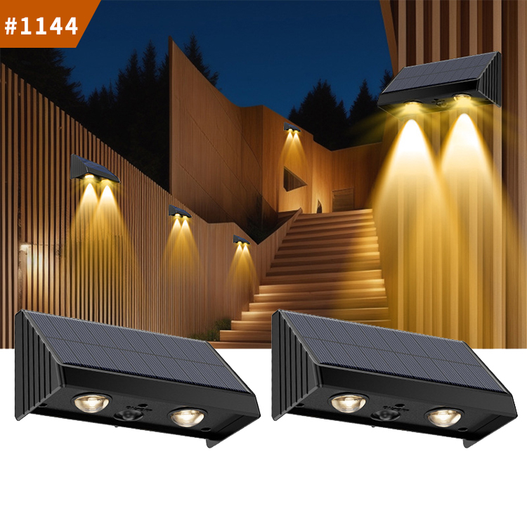solar garden lights outdoor wall led