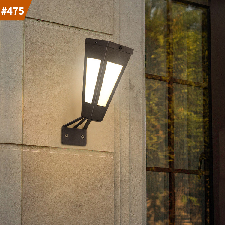 led solar wall light waterproof street lamp