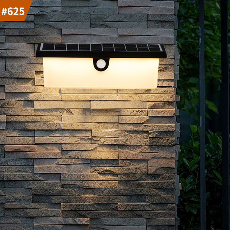 wall solar power out door light