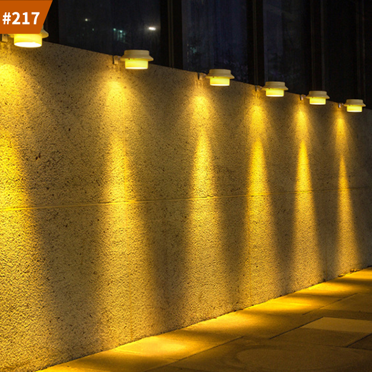 decorative lights outdoor led garden fence lights solar