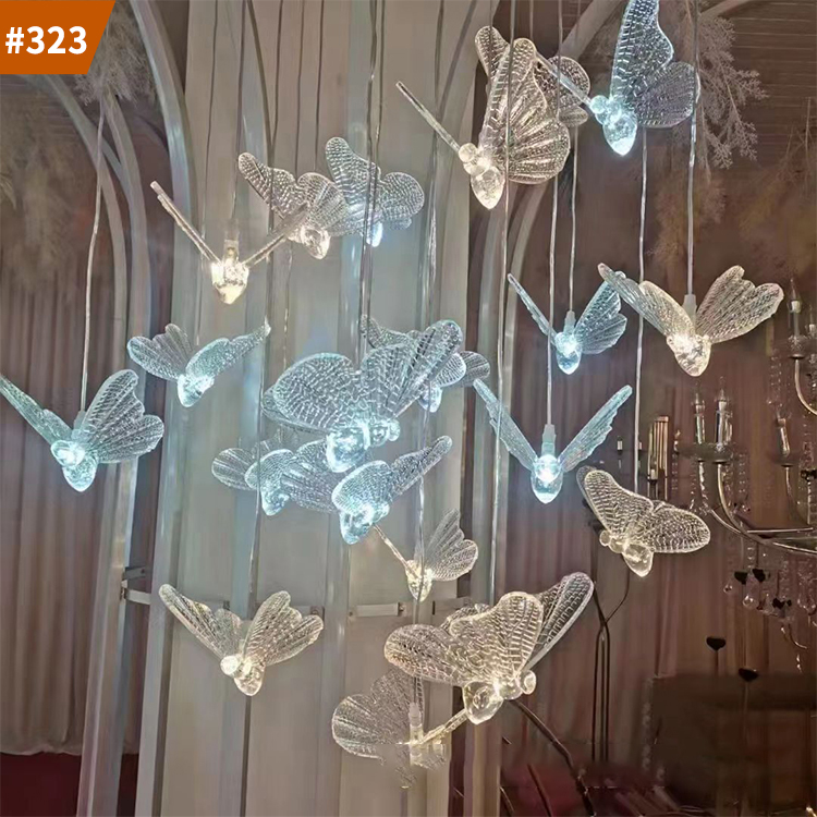 butterflies led light decoration