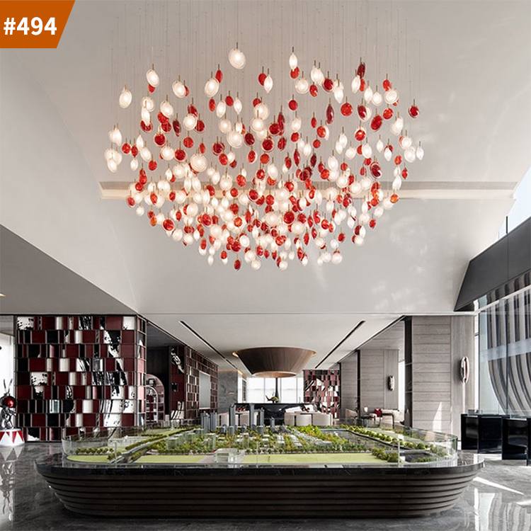 modern chandelier for high ceilings