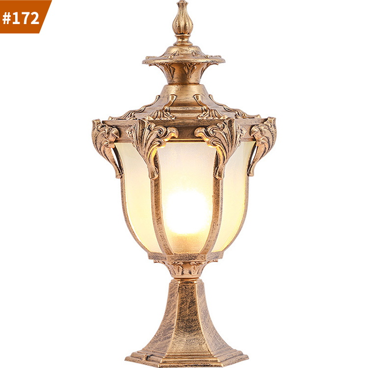 garden pillar light