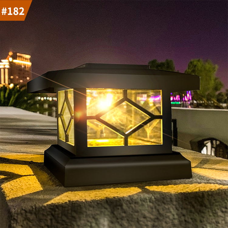 solar post light