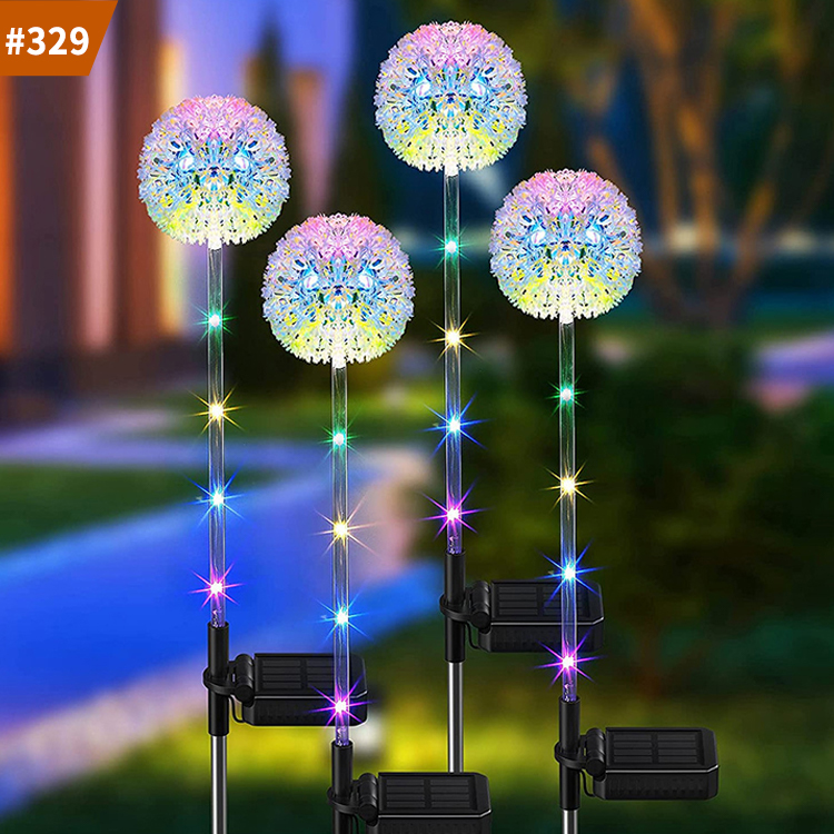 dandelion solar garden lights