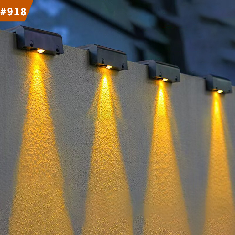 solar fence light