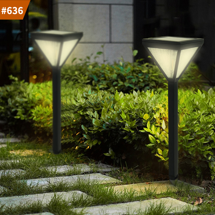 solar-powered garden lights