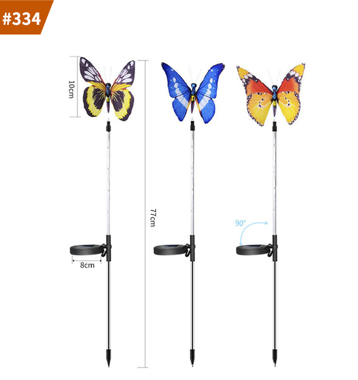 solar lights butterfly waterproof decorative lights