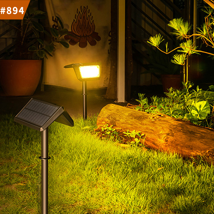 solar garden pole light