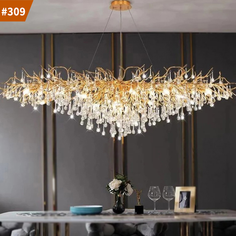 chandelier golden