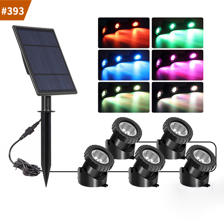 solar garden landscape underwater lights