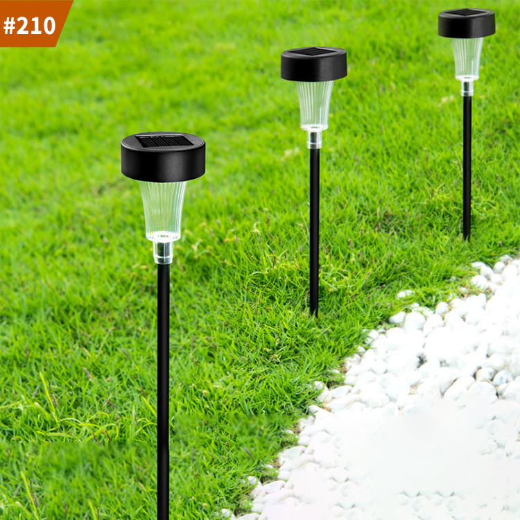 solar path lights with panel for pathway
