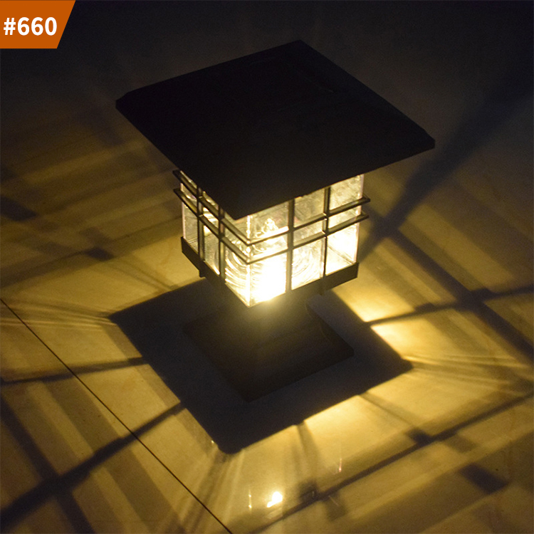 gate light pillar outdoor