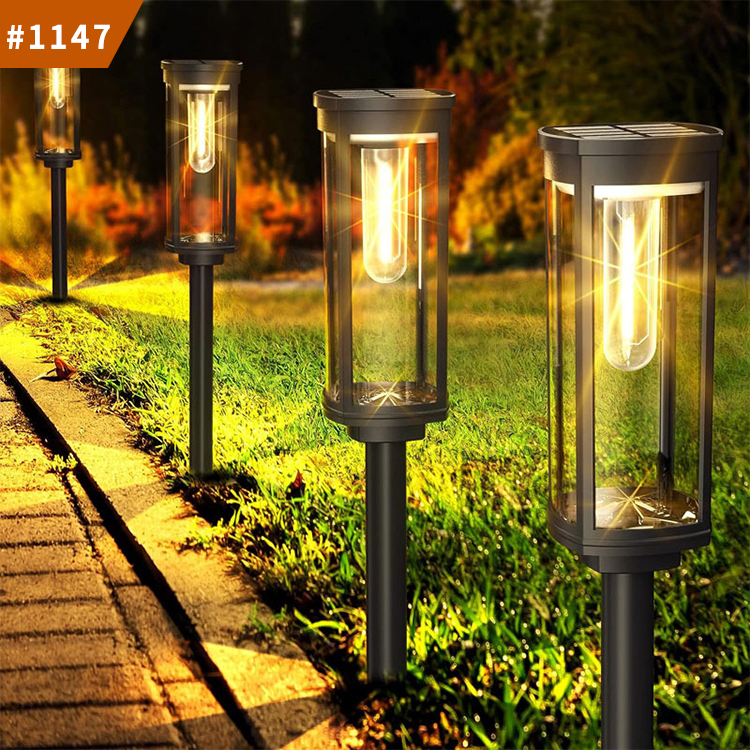 led solar garden lights