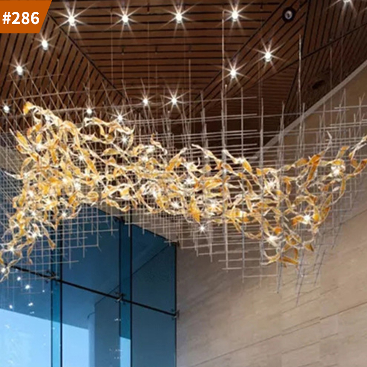 glass crystal chandelier light