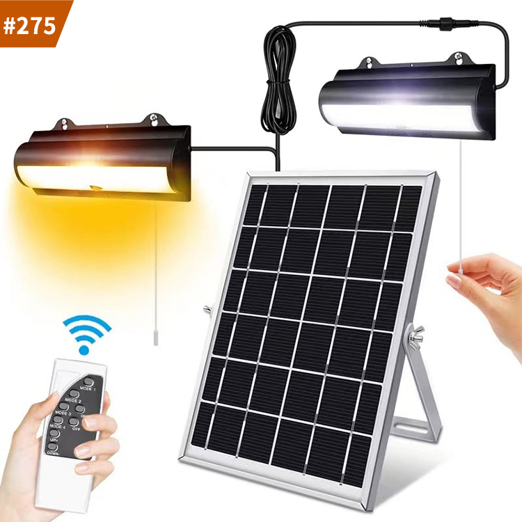 pull line solar light