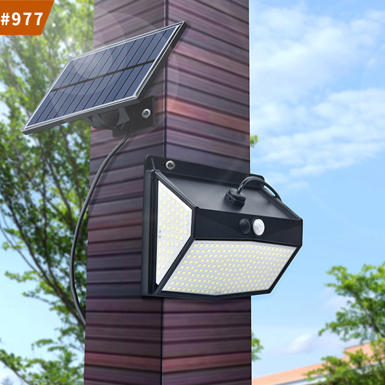 led solar split wall lamp