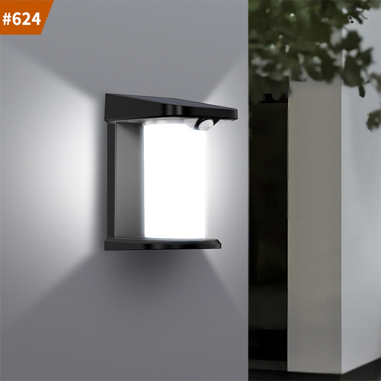 outdoor solar wall lamp