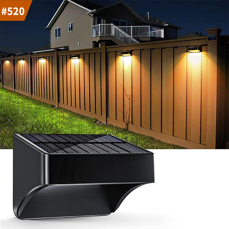 led solar wall light outdoor porch garden