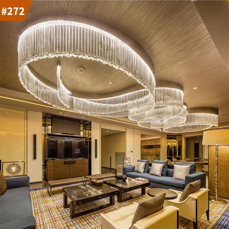 crystal glass pendant light