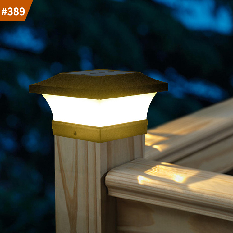 solar pillar light outdoor