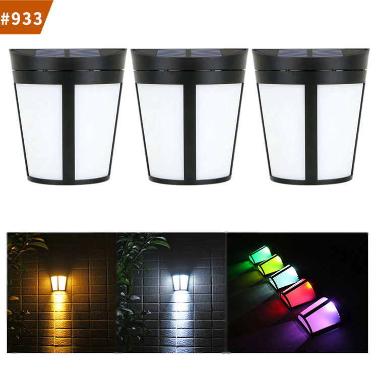 led solar wall lamp