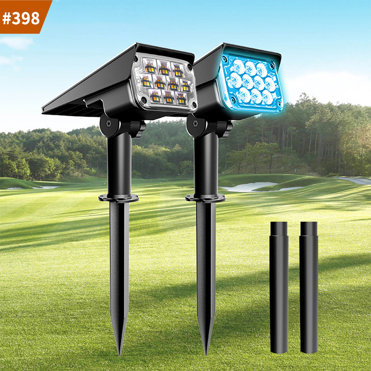 yard garden solar powered wall lights