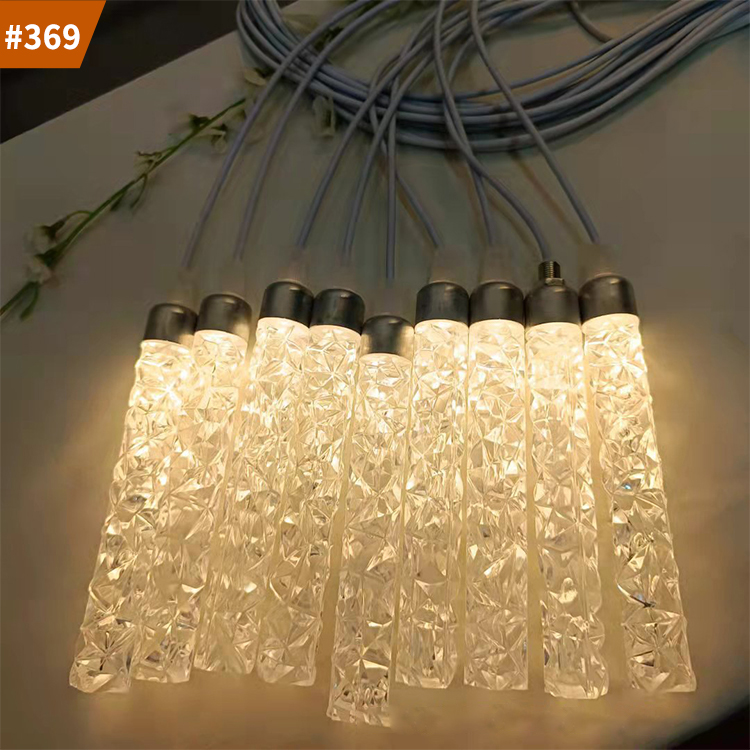 modern crystal pendant light