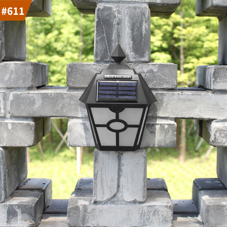 outdoor wall lights solar waterproof