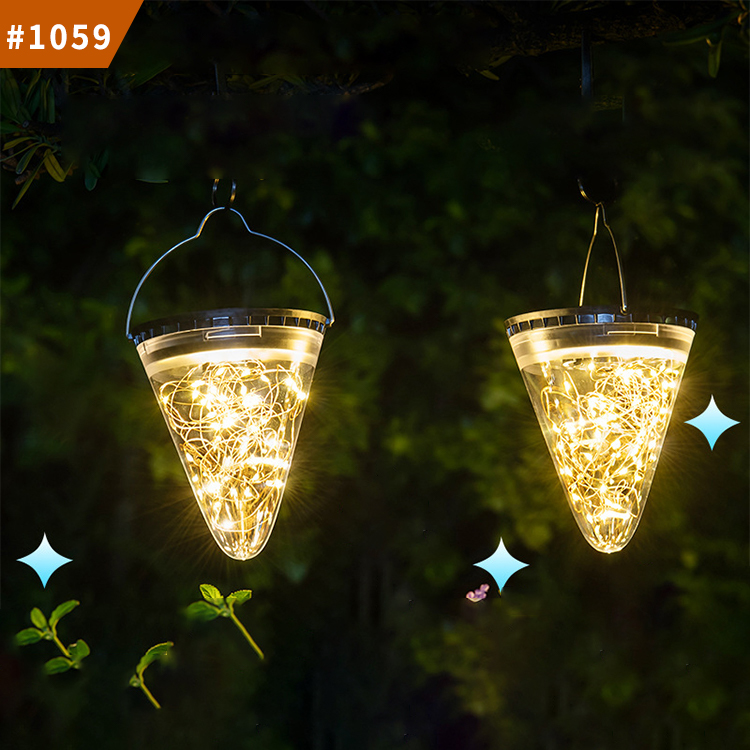 garden outdoor light with solar panel