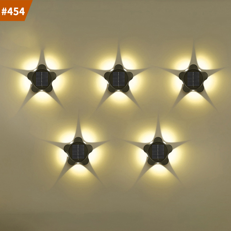solar garden light wall light