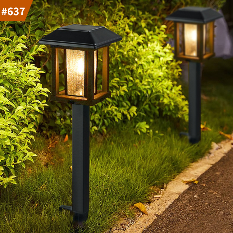 solar panel garden lights