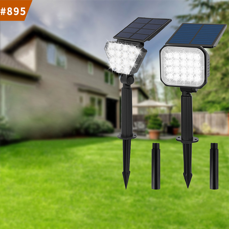 leds solar landscape spotlights solar powered outdoor garden lights for trees