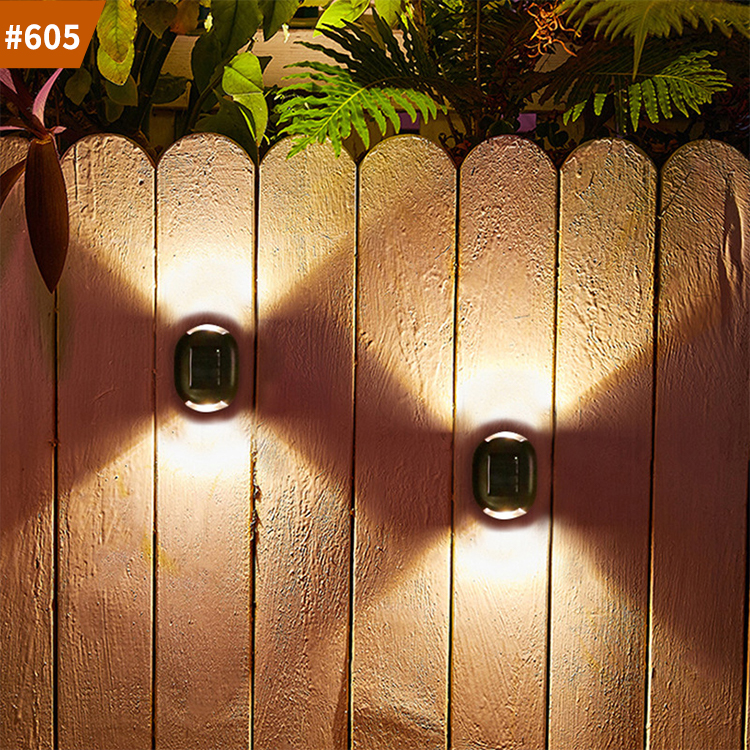 solar outdoor wall light