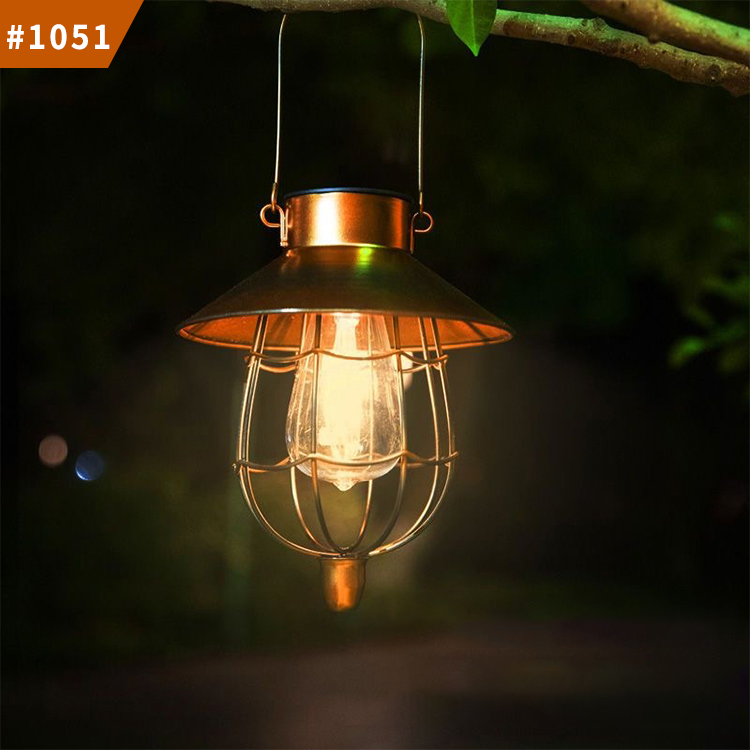 solar-powered garden lights