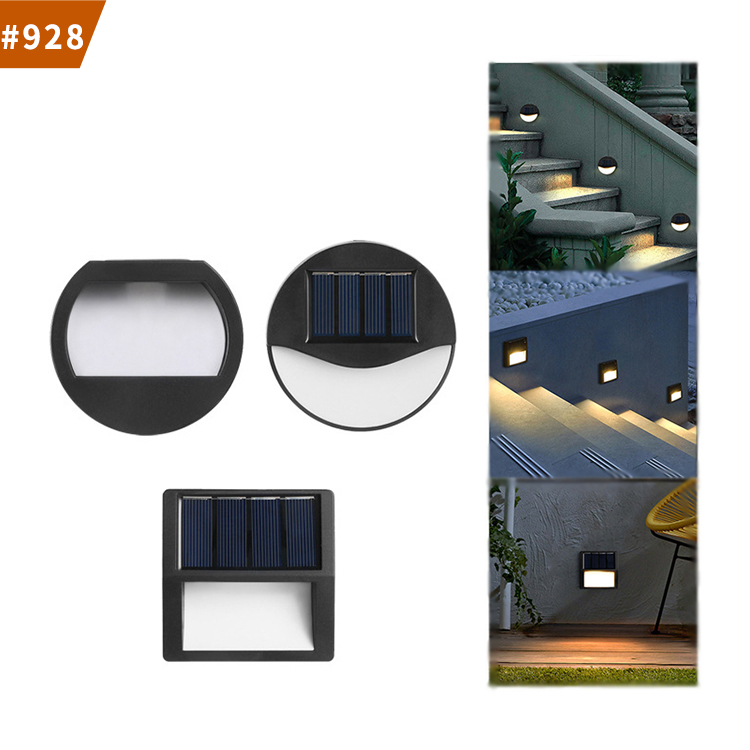 solar garden wall lamp lights outdoor waterproof