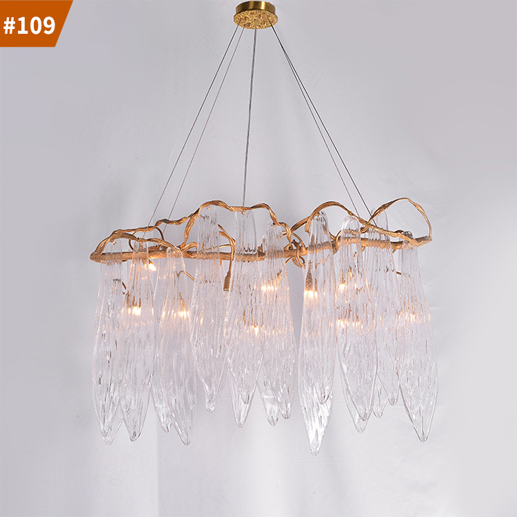 vintage decorative hotel modern pendant light crystal chandelier lighting