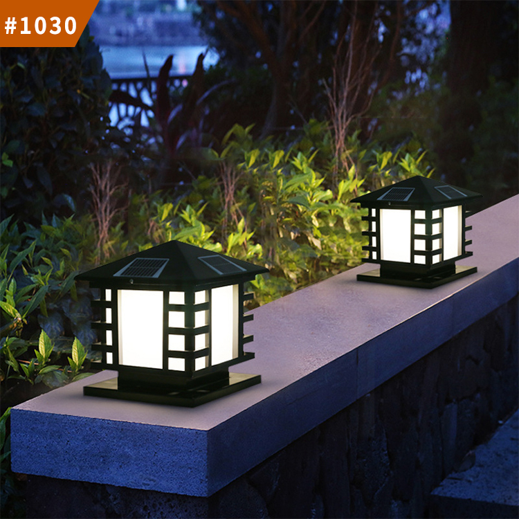 main gate pillar lights