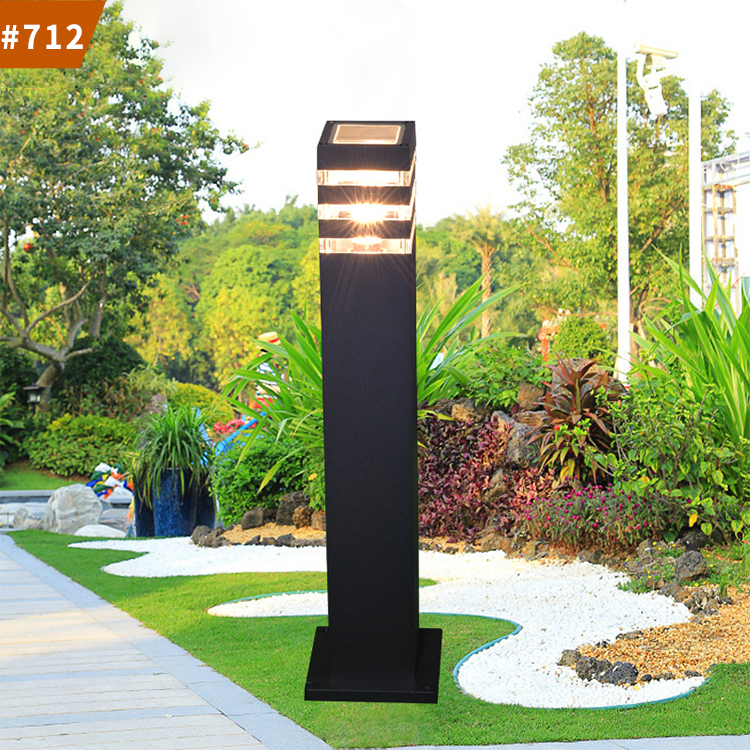 yard garden bollard light