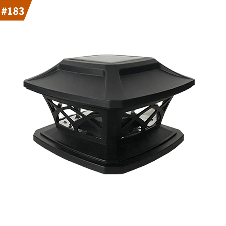 solar post cap lights