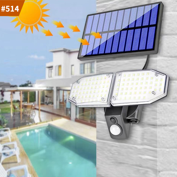 solar wall light with motion sensor