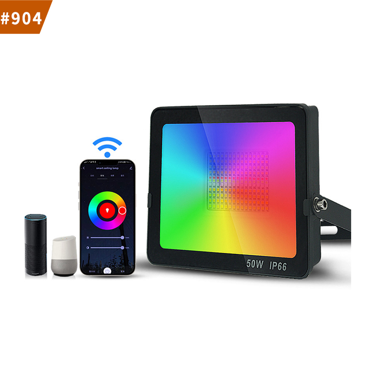rgb flood light led