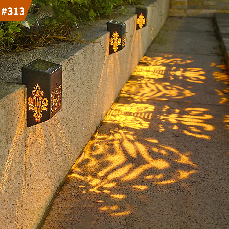 fence light outdoor led solar
